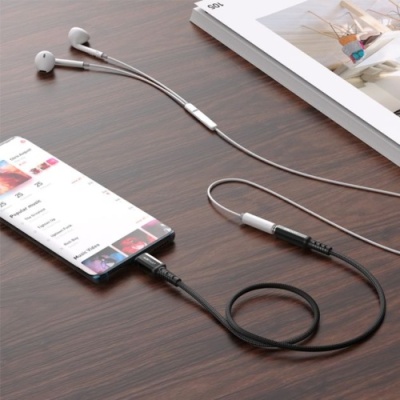 перехідник audio acefast c1-07 type-c - jack 3.5 (чорний) 