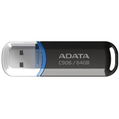 usb флеш-накопичувач adata c906 64gb (чорний) 