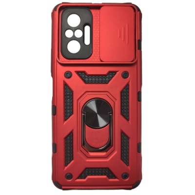 Купить чохол-накладка armor magnet camshield для xiaomi redmi note 10 pro - red онлайн