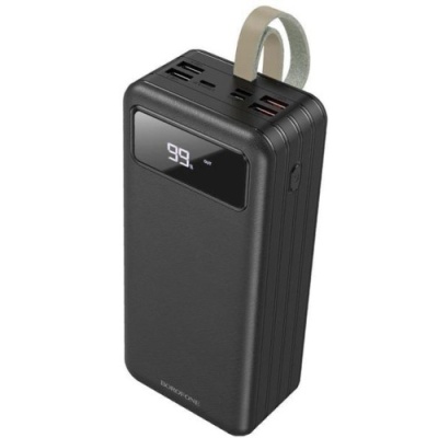 додаткова батарея power bank borofone dbt09 with light 60000mah (чорний) 