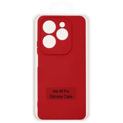 Купить чохол soft silicone case full для infinix hot 40/40 pro (red) онлайн