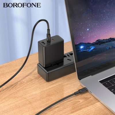 кабель borofone bx111 type-c - type-c 60w/1m (чорний) 