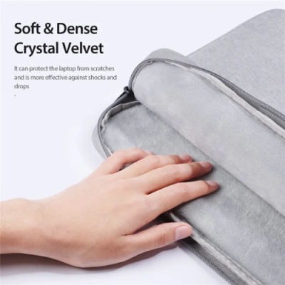 сумка для ноутбука dux ducis lbtc horizontal handbag for 13"-13.9" (light grey) 