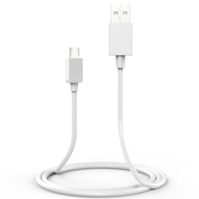 кабель havit hv-cb8601 usb - microusb 1m (довгий конектор) (білий) 