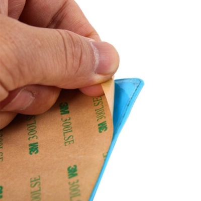 Купить силіконова тримач-присоска для телефону (на 3m скотч) синій онлайн