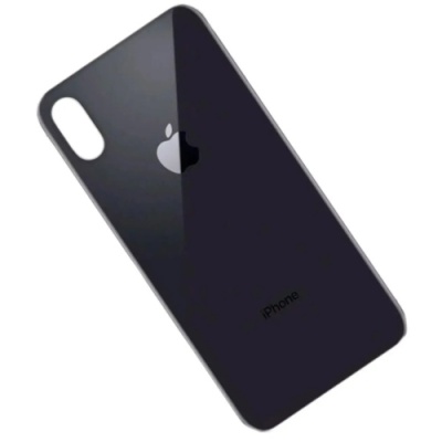 задня кришка для apple iphone x space grey (big hole)