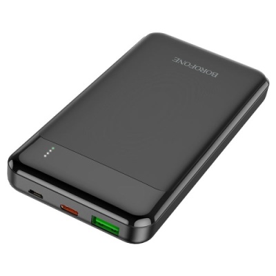 додаткова батарея power bank borofone bj19 incredible pd20w+qc3.0 10000mah (чорний) 