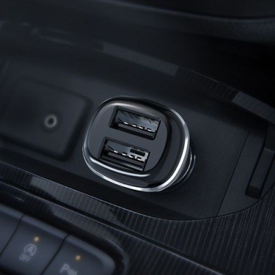 Автомобільний Зарядний Пристрій Borofone BZ13 2USB/2.4A (Чорний)