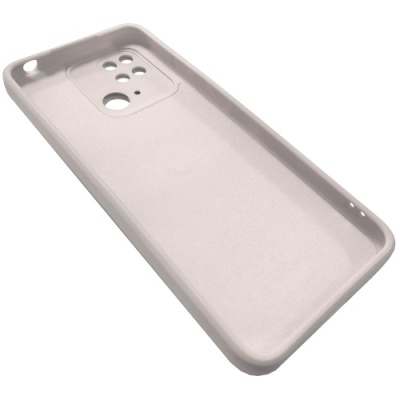 Купить силіконовий чохол soft silicone casevsmagnet ring для xiaomi redmi 10c - ivory white онлайн