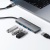 USB HUB ACEFAST J15 4in1 Type-C (сірий) usb hub acefast j15 4in1 type-c (сірий)