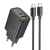 Мережевий Зарядний Пристрій Hoco N61 1USB/18W/QC3.0 + 1Type-C/20W/PD + (Type-C - Type-C) (Чорний) мережевий зарядний пристрій hoco n61 1usb/18w/qc3.0 + 1type-c/20w/pd + (type-c - type-c) (чорний)