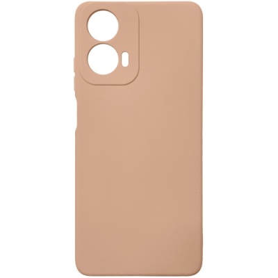 Купить силіконовий чохол soft silicone case для motorola g04/g04s/g24/e14 (пудра) онлайн