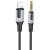 кабель aux borofone bl19 3.5mm(male) - lightning(male) 1m (чорний) 
