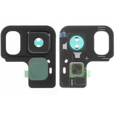 скло камери для samsung a530 galaxy a8/a730 galaxy a8 plus з рамкою black