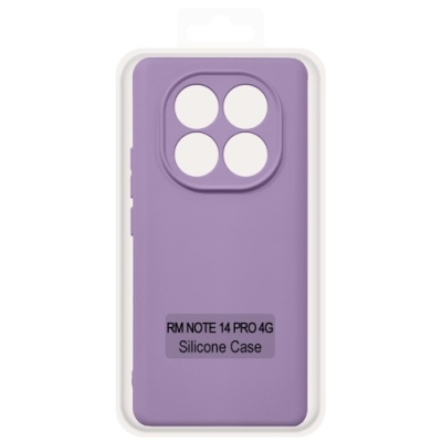 Купить чохол soft silicone case full для xiaomi redmi note 14 pro 4g (light violet) онлайн