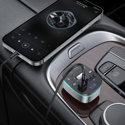 FM Модулятор Hoco E71 (Чорний)