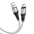 кабель hoco x50 excellent usb - microusb 2.4a/1m (сірий) 