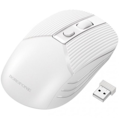 мишка бездротова borofone bg5 (білий) 
