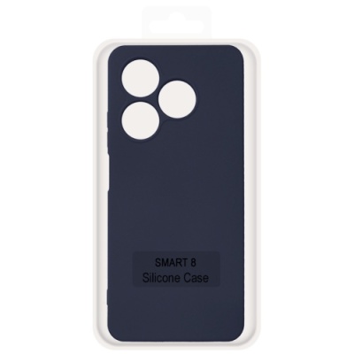 Купить чохол soft silicone case full для infinix smart 8 (dark blue) онлайн
