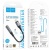 перехідник hoco ls36a lightning - aux (3.5mm) (сірий) 