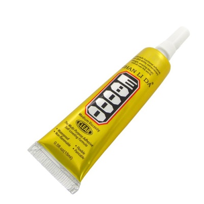 клей силіконовий  e8000, 15ml, в тюбику з дозатором