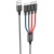 кабель hoco x76 4in1 usb - (lightning+microusb+type-c+type-c) 2.0a/1m (чорний) 