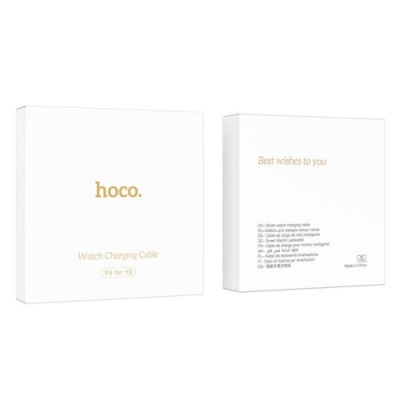 зарядний пристрій для смарт-годинника hoco y2 магнітний (чорний) 8.5mm*15.5mm 