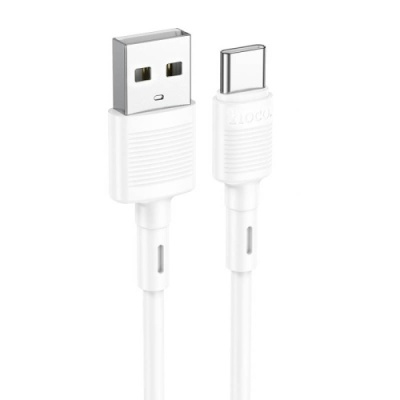 кабель hoco x83 usb - type-c 3a/1m (білий) 