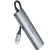 usb hub borofone dh15 6-in-1 type-c to hdmi+pd+usb3.0+usb2.0+sd+tf(l=0.15m) (сiрий) 