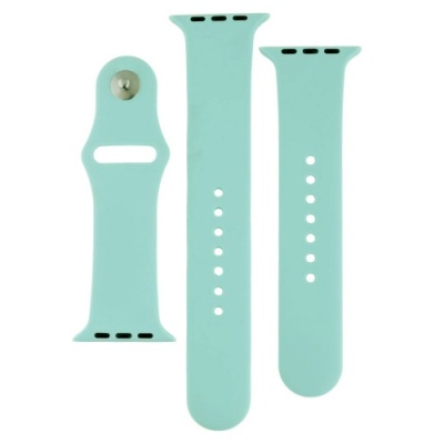 ремінець для apple watch band silicone two-piece 42/44/45/49 mm (59, marine green) 