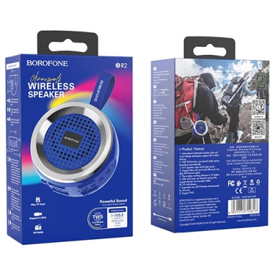 портативна колонка borofone br2 (синій) 
