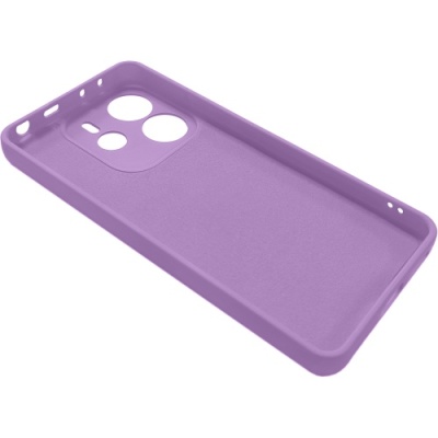 Купить чохол soft silicone case full для xiaomi redmi note 14 4g global (163.2/76.5/8.16mm) (light violet) онлайн