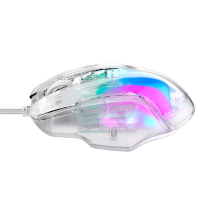 мишка дротова havit hv-ms1011se usb transparent white 