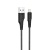 кабель hoco x58 airy silicone usb - lightning 2.4a/1m (чорний) 