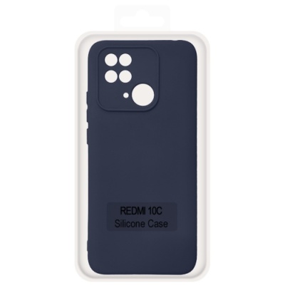 Купить чохол soft silicone case full для xiaomi redmi 10c (dark blue) онлайн