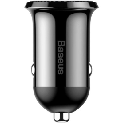 Автомобільний Зарядний Пристрій Baseus Grain Pro (CCALLP-01) 2USB/2.4A (Black)