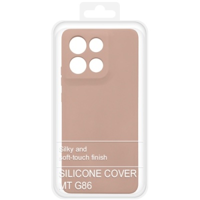 Купить силіконовий чохол soft silicone case для motorola g86 (пудра) онлайн