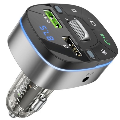 FM Модулятор Hoco E71 (Чорний)