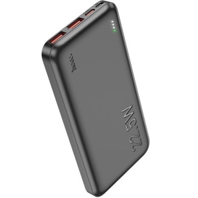 додаткова батарея power bank hoco j101 astute pd20w+qc3.0 22.5w fully compatible 10000mah (чорний) 