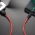 кабель hoco x21 plus silicone usb - type-c 3.0a/1m (чорно-червоний) 