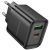 Мережевий Зарядний Пристрій Borofone BA83A 1USB/18W/QC3.0 + 1Type-C/20W/PD (Чорний) мережевий зарядний пристрій borofone ba83a 1usb/18w/qc3.0 + 1type-c/20w/pd (чорний)