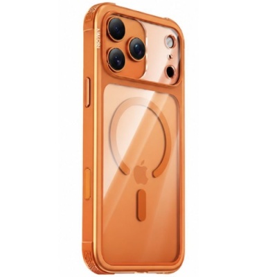 Купить чохол nj0yny magsafe "steel armor case" для apple iphone 17 pro max (помаранчевий) онлайн