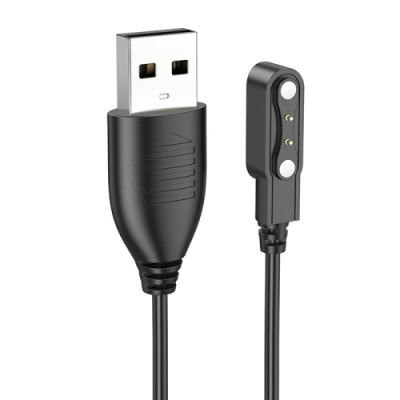 зарядний пристрій для смарт-годинника hoco y7 pro магнітний (чорний) 3mm*9.5mm 