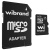 карта пам'яті wibrand microsdhc 8gb uhs-1 10 class + adapter (чорний) 