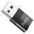 перехідник hoco ua17 otg usb 2.0 male - type-c female (чорний) 