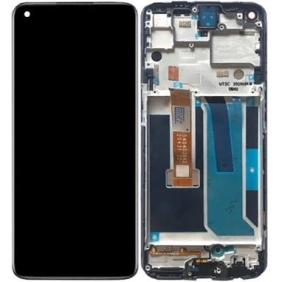 дисплей для oneplus nord n10 5g з чорним тачскріном і рамкою (original china)