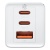 Мережевий Зарядний Пристрій Baseus GaN5 Pro Fast Charger (CCGP120202) EU 1USB/60W/QC4.0 + 2Type-C/65W/PD + (Type-C - Type-C) 100W/1m (Білий) мережевий зарядний пристрій baseus gan5 pro fast charger (ccgp120202) eu 1usb/60w/qc4.0 + 2type-c/65w/pd + (type-c - type-c) 100w/1m (білий)