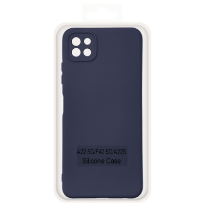 Купить чохол soft silicone case full для samsung a226 galaxy a22 5g (dark blue) онлайн