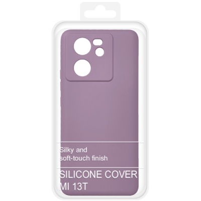 Купить силіконовий чохол soft silicone case для xiaomi 13t/13t pro (лаванда) онлайн