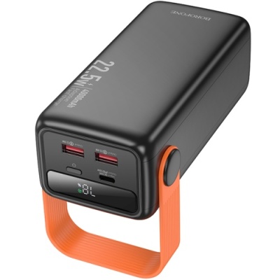 додаткова батарея power bank borofone bj66 magnifico 22.5w+pd20 40000 mah (чорний) 